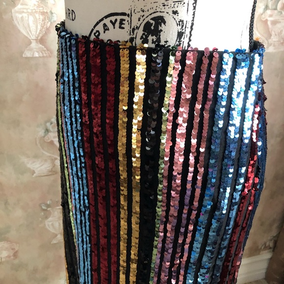 NWT INC SEQUINED PENCIL SKIRT - Picture 5 of 6